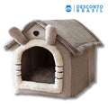 Casinha de Pelúcia Pet - Cães e Gatos - Desconto Brasil