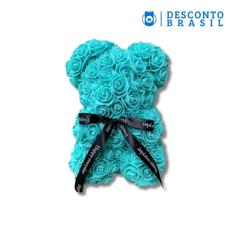 Rose Bear - Ursinho Feito de Rosas - Desconto Brasil