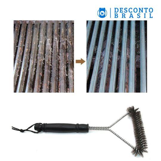 Escova Limpa Grelha - Barbecue Clean - Desconto Brasil