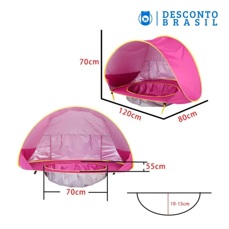 Barraca Piscina Portátil Para Bebês - Desconto Brasil