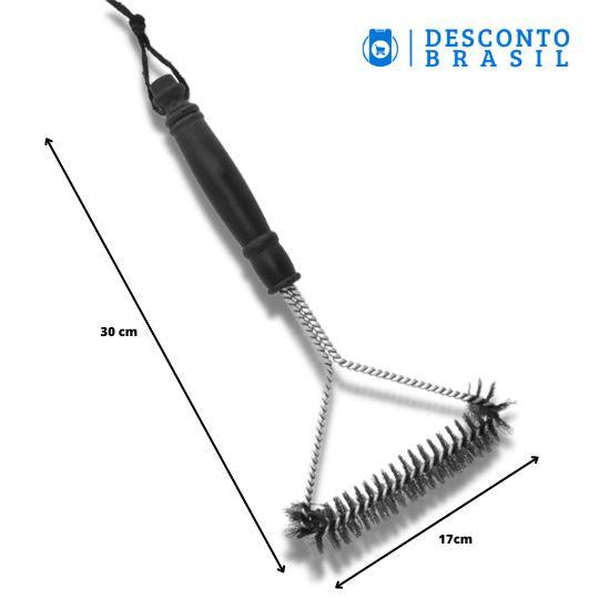 Escova Limpa Grelha - Barbecue Clean - Desconto Brasil