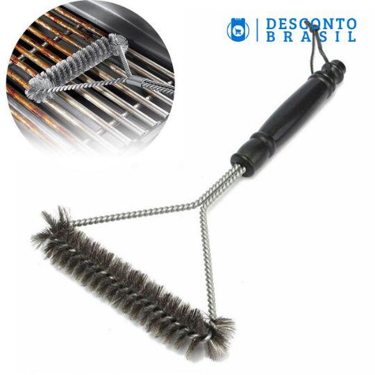 Escova Limpa Grelha - Barbecue Clean - Desconto Brasil