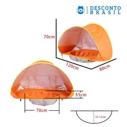 Barraca Piscina Portátil Para Bebês - Desconto Brasil