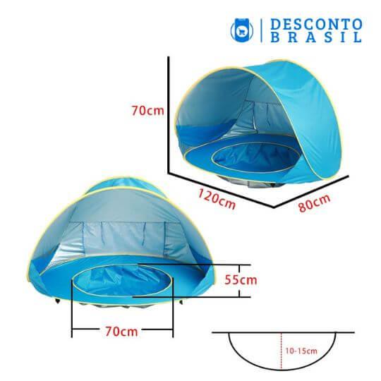 Barraca Piscina Portátil Para Bebês - Desconto Brasil