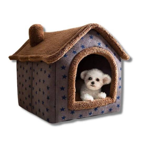 Casinha de Pelúcia Pet - Cães e Gatos